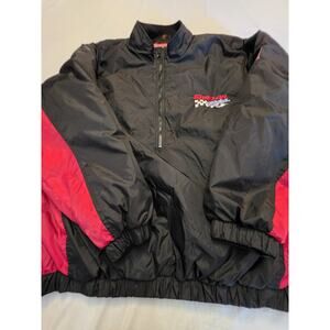 Snap On Racing Nylon Light Weight Men's Size 2XL Black Zippered Jacket